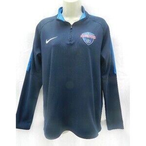 Nike Dri Fit Tennessee Soccer  Club Jacket Pullover Long Sleeve Men Medium Blue